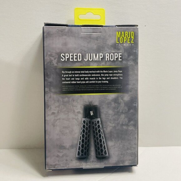 Speed Jump Rope Mario Lopez Fitness Tones & Burns Calories - Picture 5 of 8